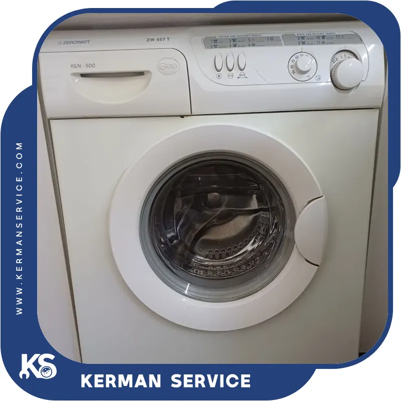 zerowatt-washing-machine-ken500-zw457t لباسشویی زیرووات KEN500 مدل zw457t